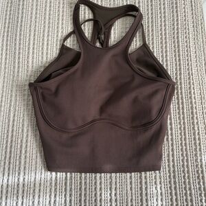 ALO Yoga Chocolate Brown Sports Bra